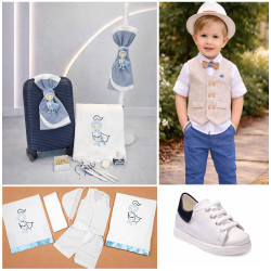 ΠΑΚΕΤΟ ΒΑΠΤΙΣΗΣ ΓΙΑ ΑΓΟΡΑΚΙ ΜΕ ΣΤΑΥΡΟ ΧΡΥΣΟ 9 ΚΑΡΑΤΙΩΝ