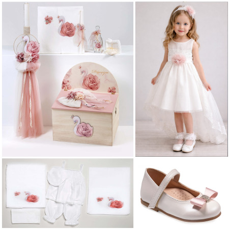 ΠΑΚΕΤΟ ΒΑΠΤΙΣΗΣ ΓΙΑ ΚΟΡΙΤΣΑΚΙ ΚΥΚΝΟΣ ΜΕ ΡΟΥΧΟ Guy Laroche