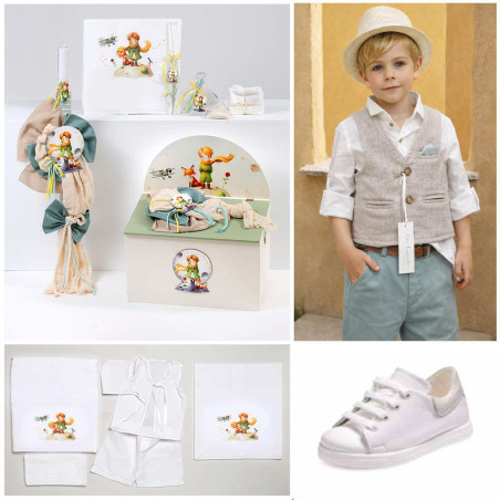 ΠΑΚΕΤΟ ΒΑΠΤΙΣΗΣ ΓΙΑ ΑΓΟΡΑΚΙ ΜΙΚΡΟΣ ΠΡΙΓΚΙΠΑΣ ΜΕ ΡΟΥΧΟ Guy Laroche