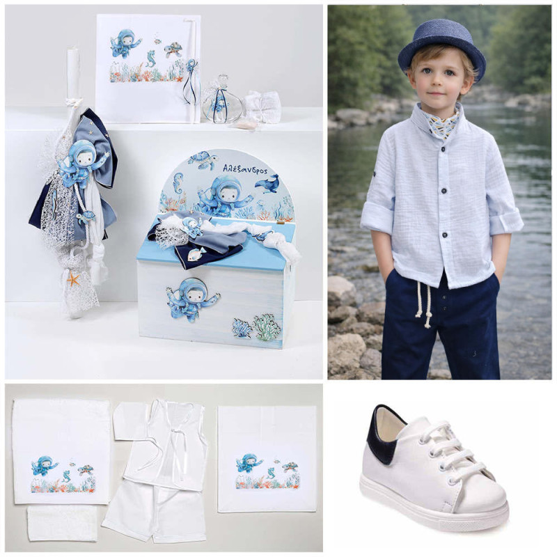 ΠΑΚΕΤΟ ΒΑΠΤΙΣΗΣ ΓΙΑ ΑΓΟΡΑΚΙ ΒΥΘΟΣ ΔΥΤΗΣ ΜΕ ΡΟΥΧΟ Guy Laroche