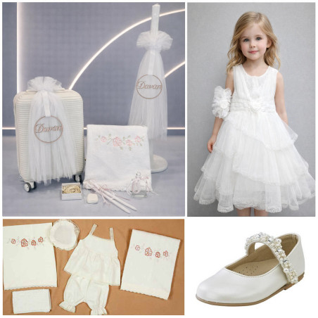 ΠΑΚΕΤΟ ΒΑΠΤΙΣΗΣ ΓΙΑ ΚΟΡΙΤΣΑΚΙ ΜΕ ΟΝΟΜΑ ΜΕ ΡΟΥΧΟ LE PETIT