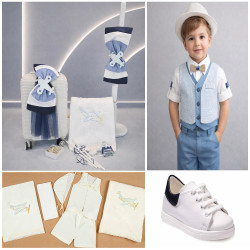 ΠΑΚΕΤΟ ΒΑΠΤΙΣΗΣ ΓΙΑ ΑΓΟΡΑΚΙ ΑΕΡΟΠΛΑΝΟ ΜΕ ΡΟΥΧΟ Carousel