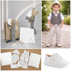 ΠΑΚΕΤΟ ΒΑΠΤΙΣΗΣ ΓΙΑ ΑΓΟΡΑΚΙ ΜΟΝΟΓΡΑΜΜΑ ΜΕ ΡΟΥΧΟ Carousel