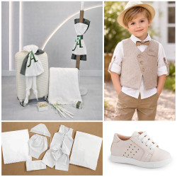 ΠΑΚΕΤΟ ΒΑΠΤΙΣΗΣ ΓΙΑ ΑΓΟΡΑΚΙ ΜΟΝΟΓΡΑΜΜΑ ΜΕ ΡΟΥΧΟ Carousel