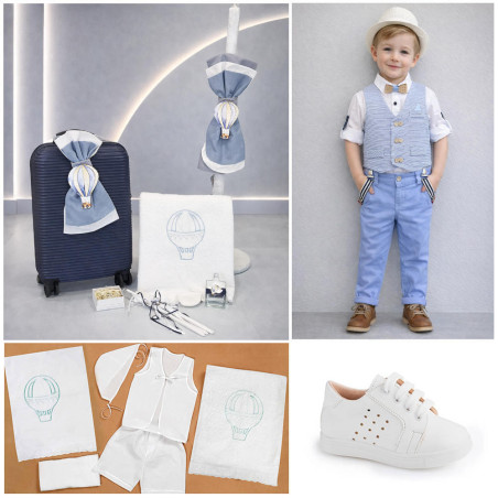 ΠΑΚΕΤΟ ΒΑΠΤΙΣΗΣ ΓΙΑ ΑΓΟΡΑΚΙ ΑΕΡΟΣΤΑΤΟ ΜΕ ΡΟΥΧΟ Carousel