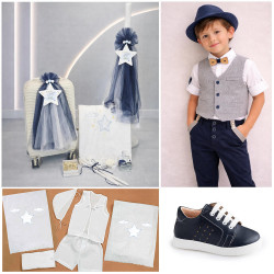 ΠΑΚΕΤΟ ΒΑΠΤΙΣΗΣ ΓΙΑ ΑΓΟΡΑΚΙ LITTLE STARS ΜΕ ΡΟΥΧΟ Carousel