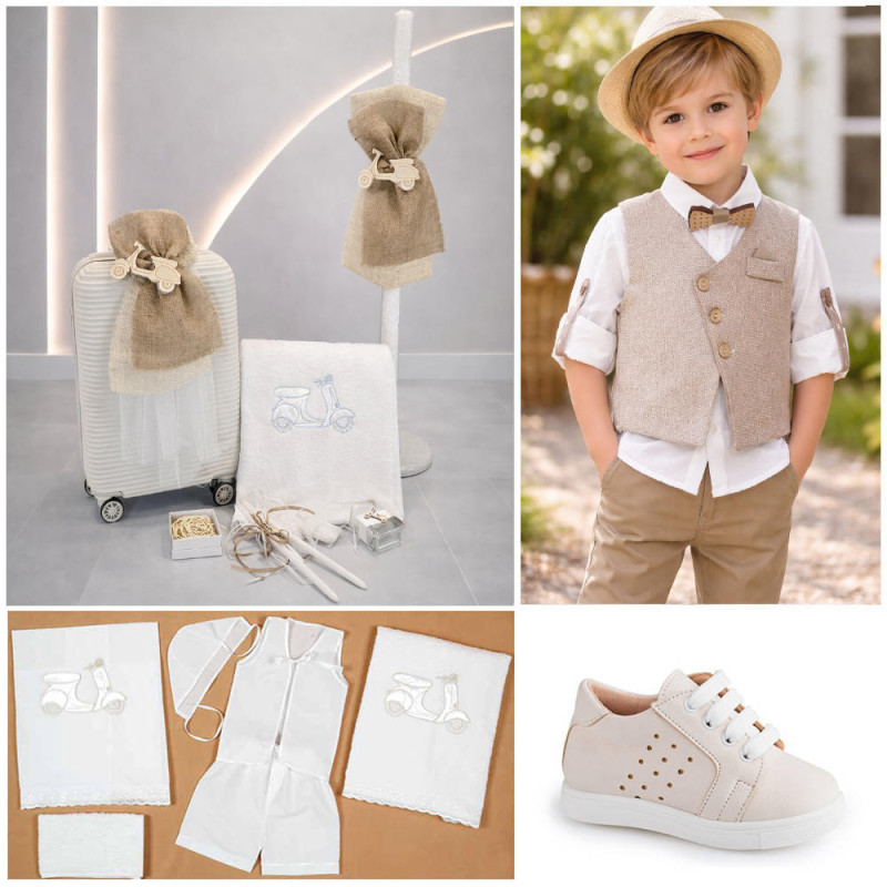 ΠΑΚΕΤΟ ΒΑΠΤΙΣΗΣ ΓΙΑ ΑΓΟΡΑΚΙ ΒΕΣΠΑ ΜΕ ΡΟΥΧΟ Carousel