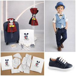 ΠΑΚΕΤΟ ΒΑΠΤΙΣΗΣ ΓΙΑ ΑΓΟΡΑΚΙ Mickey ΜΕ ΡΟΥΧΟ Carousel