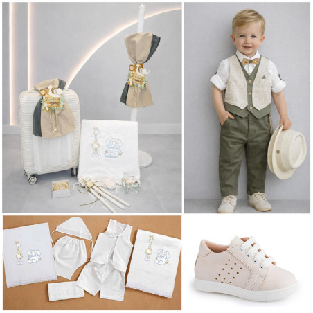 ΠΑΚΕΤΟ ΒΑΠΤΙΣΗΣ ΓΙΑ ΑΓΟΡΑΚΙ ΖΩΑ ΤΗΣ ΖΟΥΓΚΛΑΣ ΜΕ ΡΟΥΧΟ Carousel