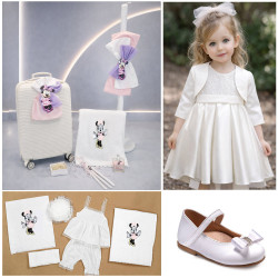 ΠΑΚΕΤΟ ΒΑΠΤΙΣΗΣ ΓΙΑ ΚΟΡΙΤΣΑΚΙ minnie mouse ΜΕ ΡΟΥΧΟ Carousel