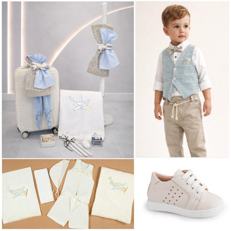 ΠΑΚΕΤΟ ΒΑΠΤΙΣΗΣ ΓΙΑ ΑΓΟΡΑΚΙ ΑΕΡΟΠΛΑΝΟ ΜΕ ΡΟΥΧΟ Guy Laroche