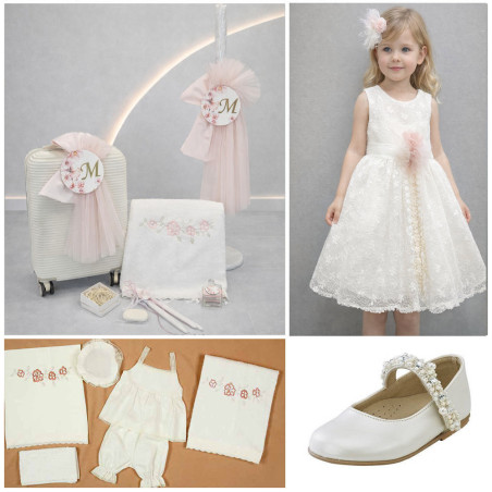 ΠΑΚΕΤΟ ΒΑΠΤΙΣΗΣ ΓΙΑ ΚΟΡΙΤΣΑΚΙ ΜΟΝΟΓΡΑΜΜΑ ΜΕ ΡΟΥΧΟ Guy Laroche