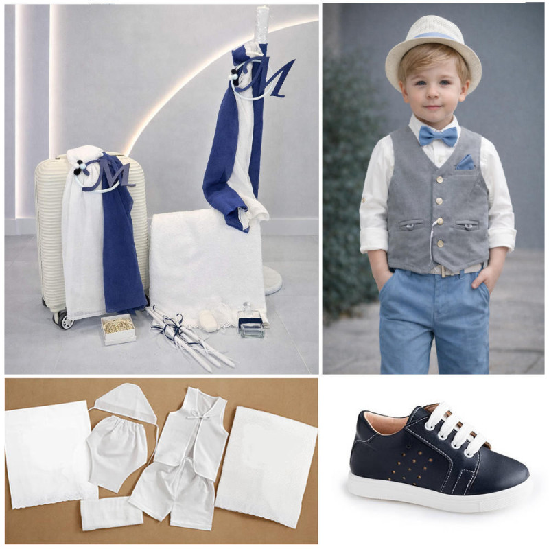 ΠΑΚΕΤΟ ΒΑΠΤΙΣΗΣ ΓΙΑ ΑΓΟΡΑΚΙ ΜΟΝΟΓΡΑΜΜΑ ΜΕ ΡΟΥΧΟ Guy Laroche