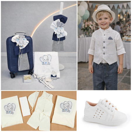 ΠΑΚΕΤΟ ΒΑΠΤΙΣΗΣ ΓΙΑ ΑΓΟΡΑΚΙ ΕΛΕΦΑΝΤΑΚΙ  ΜΕ ΡΟΥΧΟ Guy Laroche