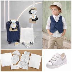 ΠΑΚΕΤΟ ΒΑΠΤΙΣΗΣ ΓΙΑ ΑΓΟΡΑΚΙ ΑΡΚΟΥΔΑΚΙ ΜΕ ΜΠΑΛΟΝΙΑ ΜΕ ΡΟΥΧΟ Guy Laroche