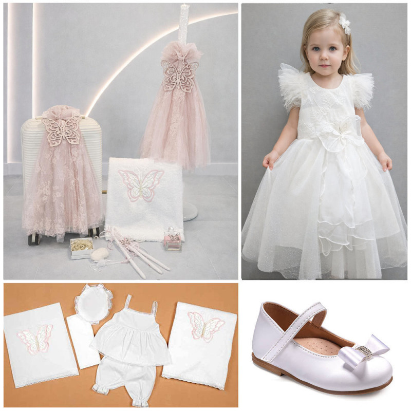 ΠΑΚΕΤΟ ΒΑΠΤΙΣΗΣ ΓΙΑ ΚΟΡΙΤΣΑΚΙ ΠΕΤΑΛΟΥΔΑ ΜΕ ΡΟΥΧΟ Guy Laroche