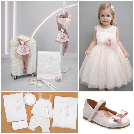 ΠΑΚΕΤΟ ΒΑΠΤΙΣΗΣ ΓΙΑ ΚΟΡΙΤΣΑΚΙ ΚΥΚΝΟΣ ΜΕ ΡΟΥΧΟ Guy Laroche