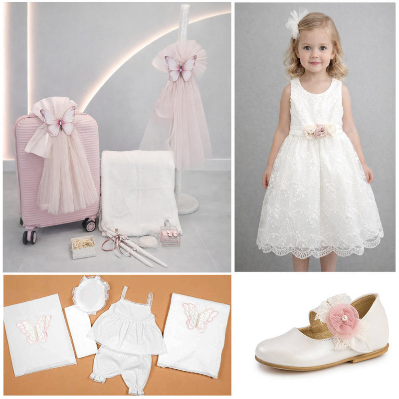 ΠΑΚΕΤΟ ΒΑΠΤΙΣΗΣ ΓΙΑ ΚΟΡΙΤΣΑΚΙ ΠΕΤΑΛΟΥΔΑ ΜΕ ΡΟΥΧΟ Guy Laroche