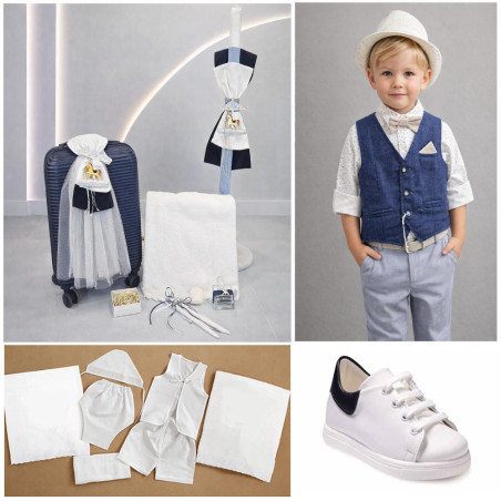 ΠΑΚΕΤΟ ΒΑΠΤΙΣΗΣ ΓΙΑ ΑΓΟΡΑΚΙ ΚΑΡΟΥΖΕΛ ΜΕ ΡΟΥΧΟ Guy Laroche