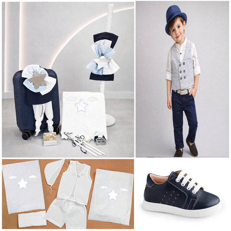 ΠΑΚΕΤΟ ΒΑΠΤΙΣΗΣ ΓΙΑ ΑΓΟΡΑΚΙ ΑΣΤΕΡΙ ΜΕ ΡΟΥΧΟ LE PETIT PRE