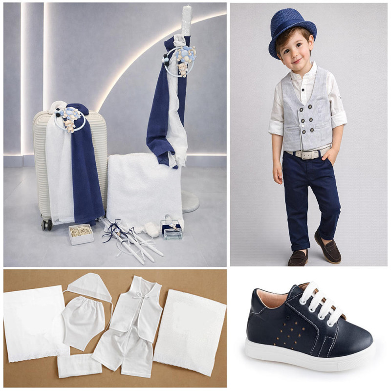 ΠΑΚΕΤΟ ΒΑΠΤΙΣΗΣ ΓΙΑ ΑΓΟΡΑΚΙ ΑΡΚΟΥΔΑΚΙ ΜΕ ΡΟΥΧΟ LE PETIT PRE