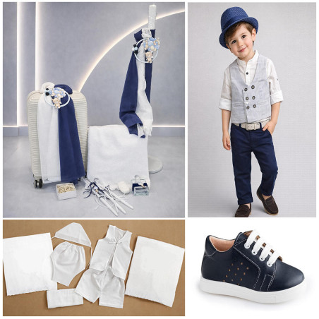 ΠΑΚΕΤΟ ΒΑΠΤΙΣΗΣ ΓΙΑ ΑΓΟΡΑΚΙ ΑΡΚΟΥΔΑΚΙ ΜΕ ΡΟΥΧΟ LE PETIT PRE