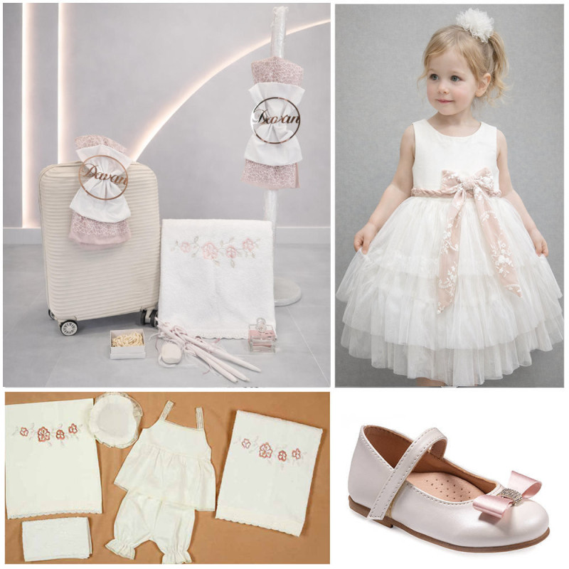 ΠΑΚΕΤΟ ΒΑΠΤΙΣΗΣ ΓΙΑ ΚΟΡΙΤΣΑΚΙ ΜΕ ΟΝΟΜΑ ΜΕ ΡΟΥΧΟ Guy Laroche