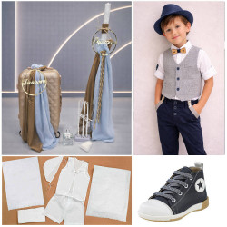 ΠΑΚΕΤΟ ΒΑΠΤΙΣΗΣ ΓΙΑ ΑΓΟΡΑΚΙ ΟΝΟΜΑ ΜΕ ΡΟΥΧΟ Carousel