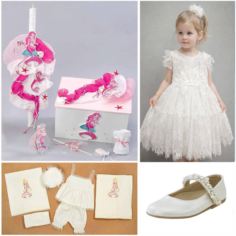 ΠΑΚΕΤΟ ΒΑΠΤΙΣΗΣ ΓΙΑ ΚΟΡΙΤΣΑΚΙ ΓΟΡΓΟΝΑ ΜΕ ΡΟΥΧΟ Guy Laroche