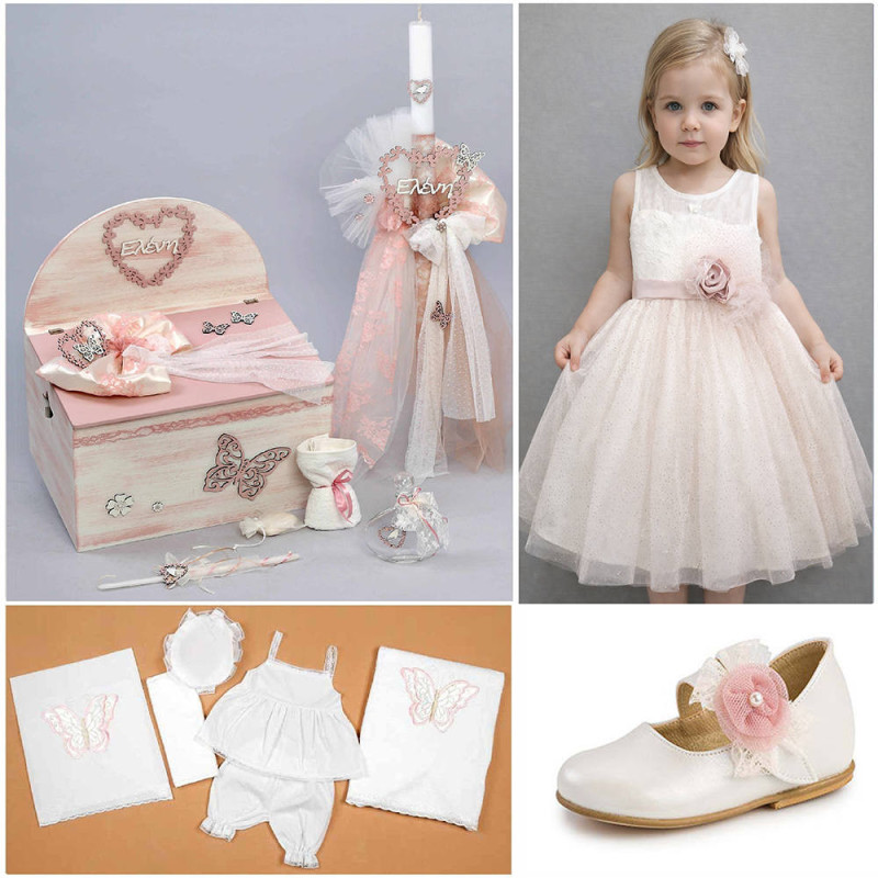 ΠΑΚΕΤΟ ΒΑΠΤΙΣΗΣ ΓΙΑ ΚΟΡΙΤΣΑΚΙ ΚΑΡΔΙΑ ΜΕ ΡΟΥΧΟ Guy Laroche