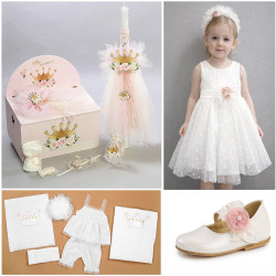 ΠΑΚΕΤΟ ΒΑΠΤΙΣΗΣ ΓΙΑ ΚΟΡΙΤΣΑΚΙ ΠΡΙΓΚΙΠΙΣΣΑ ΜΕ ΡΟΥΧΟ Guy Laroche