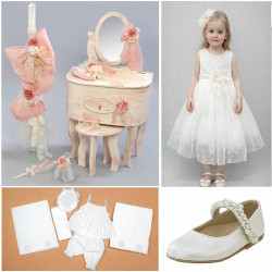 ΠΑΚΕΤΟ ΒΑΠΤΙΣΗΣ ΓΙΑ ΚΟΡΙΤΣΑΚΙ ΛΟΥΛΟΥΔΑΚΙΑ ΜΕ ΡΟΥΧΟ Guy Laroche