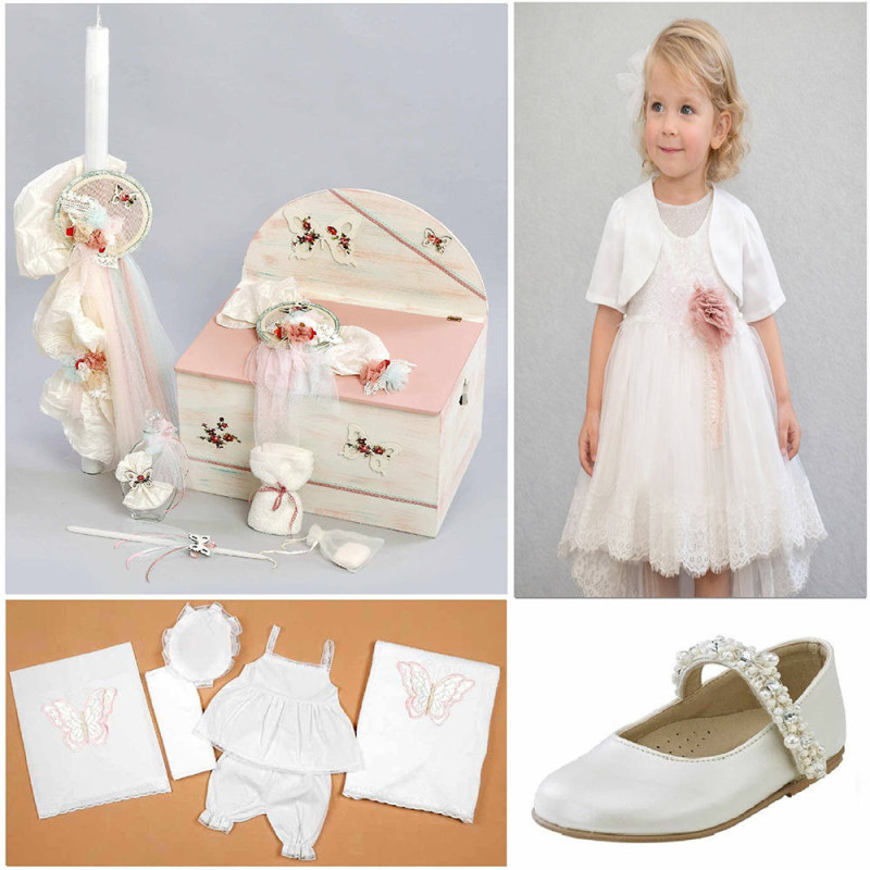 ΠΑΚΕΤΟ ΒΑΠΤΙΣΗΣ ΓΙΑ ΚΟΡΙΤΣΑΚΙ ΠΕΤΑΛΟΥΔΑ ΜΕ ΡΟΥΧΟ Carousel