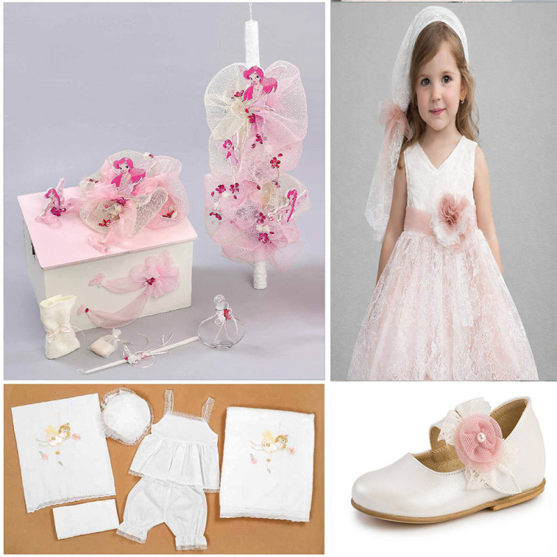 ΠΑΚΕΤΟ ΒΑΠΤΙΣΗΣ ΓΙΑ ΚΟΡΙΤΣΑΚΙ ΤΙΝΚΕΡΜΠΕΛ ΜΕ ΡΟΥΧΟ Carousel