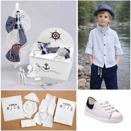 ΠΑΚΕΤΟ ΒΑΠΤΙΣΗΣ ΓΙΑ ΑΓΟΡΑΚΙ ΦΑΡΟΣ ΜΕ ΡΟΥΧΟ Guy Laroche