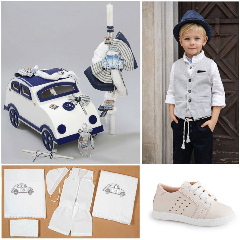 ΠΑΚΕΤΟ ΒΑΠΤΙΣΗΣ ΓΙΑ ΑΓΟΡΑΚΙ ΣΚΑΡΑΒΑΙΟ ΜΕ ΡΟΥΧΟ Guy Laroche