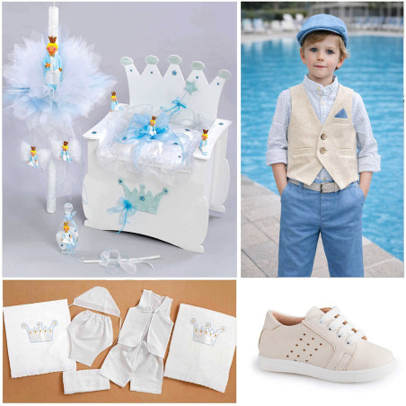 ΠΑΚΕΤΟ ΒΑΠΤΙΣΗΣ ΓΙΑ ΑΓΟΡΑΚΙ ΠΡΙΓΚΙΠΑΣ ΜΕ ΡΟΥΧΟ Guy Laroche