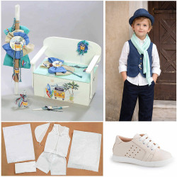 ΠΑΚΕΤΟ ΒΑΠΤΙΣΗΣ ΓΙΑ ΑΓΟΡΑΚΙ VW ΣΕΡΦ ΘΡΑΝΙΟ ΜΕ ΡΟΥΧΟ Guy Laroche