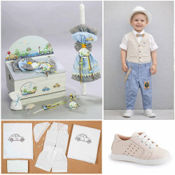 ΠΑΚΕΤΟ ΒΑΠΤΙΣΗΣ ΓΙΑ ΑΓΟΡΑΚΙ ΑΜΑΞΑΚΙΑ ΜΕ ΡΟΥΧΟ Carousel