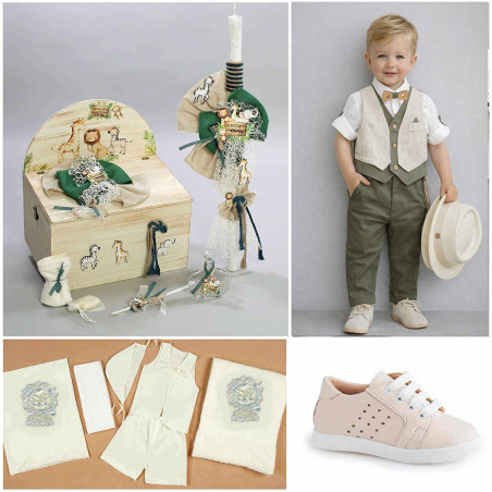 ΠΑΚΕΤΟ ΒΑΠΤΙΣΗΣ ΓΙΑ ΑΓΟΡΑΚΙ ΖΩΑΚΙΑ ΤΗΣ ΖΟΥΓΚΛΑΣ ΜΕ ΡΟΥΧΟ Carousel