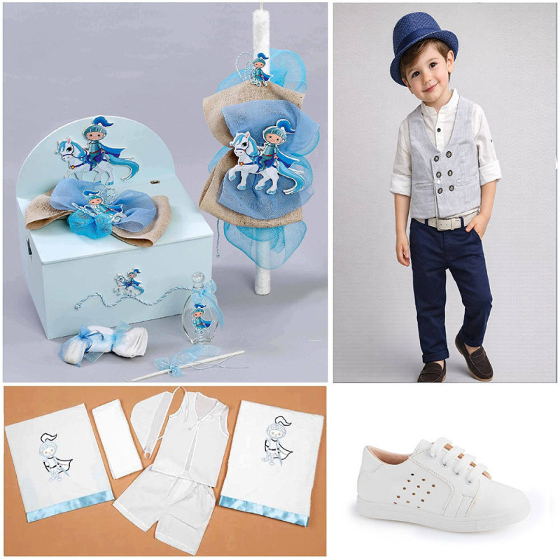 ΠΑΚΕΤΟ ΒΑΠΤΙΣΗΣ ΓΙΑ ΑΓΟΡΑΚΙ ΙΠΠΟΤΗΣ ΜΕ ΡΟΥΧΟ LE PETIT PRE