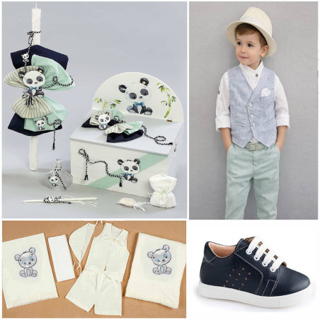 ΠΑΚΕΤΟ ΒΑΠΤΙΣΗΣ ΓΙΑ ΑΓΟΡΑΚΙ ΠΑΝΤΑ ΜΕ ΡΟΥΧΟ LE PETIT PRE