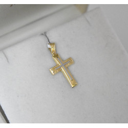 Χρυσός Ανδρικός σταυρός με αλυσίδα 14 Καρατίων