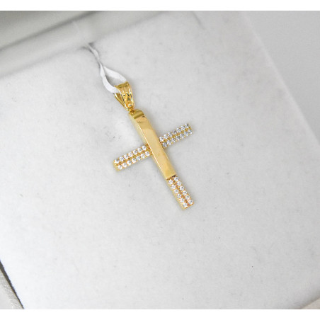 Χρυσός γυναικείος σταυρός 14 Καρατίων
