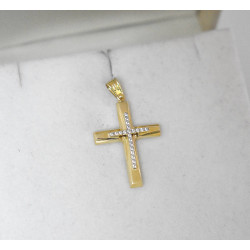 Χρυσός γυναικείος σταυρός 14 Καρατίων