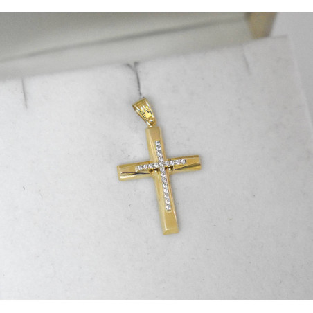 Χρυσός γυναικείος σταυρός 14 Καρατίων