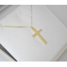 χρυσος γυναικείος Σταυρός Με Αλυσίδα 9 Καρατίων