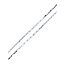 Λευκόχρυσος γυναικείος Σταυρός Με Αλυσίδα 9 Καρατίων