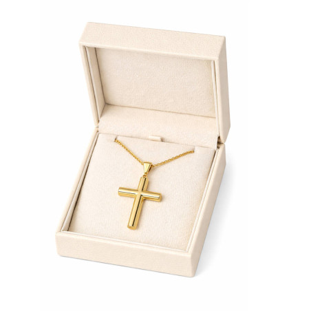 χρυσος γυναικείος Σταυρός Με Αλυσίδα 9 Καρατίων