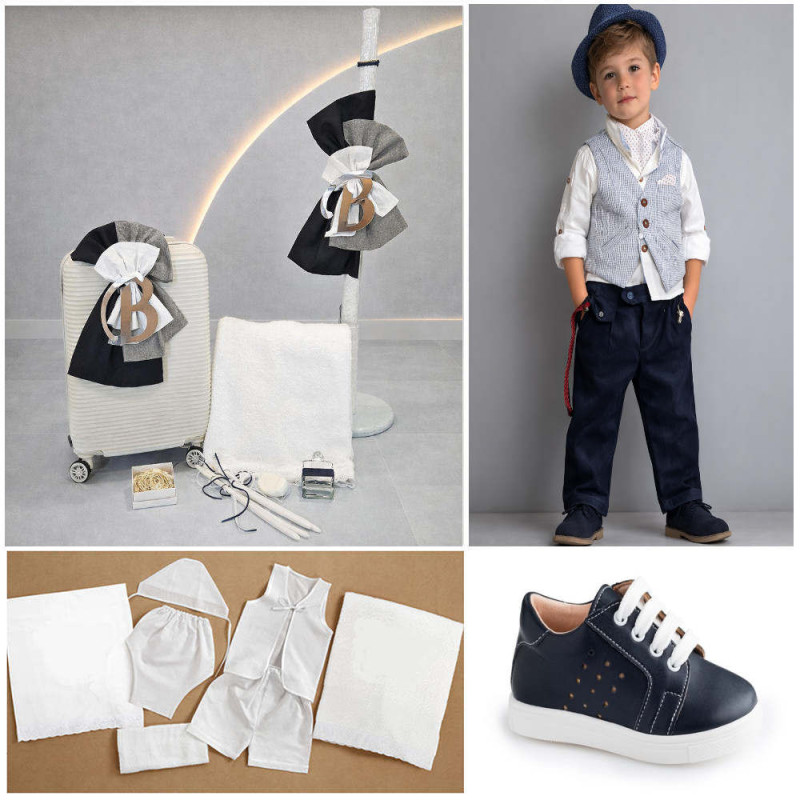 ΠΑΚΕΤΟ ΒΑΠΤΙΣΗΣ ΓΙΑ ΑΓΟΡΑΚΙ ΜΟΝΟΓΡΑΜΜΑ ΜΕ ΡΟΥΧΟ Makis Tselios